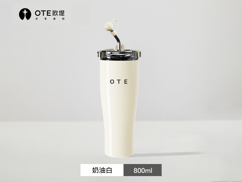 OTE | 吸管保温杯 奶白